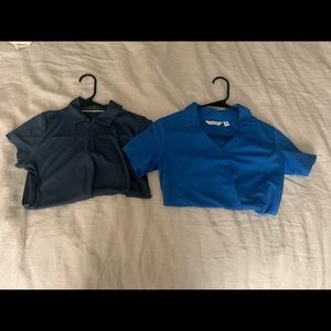 2 polo golf shirts